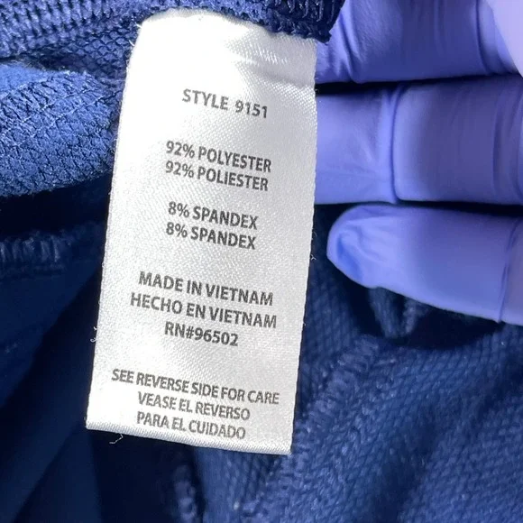 Healing Hands HH360 Scrub Pants Women Large Blue Cargo Drawstring Yoga Waist - Picture 10 of 11